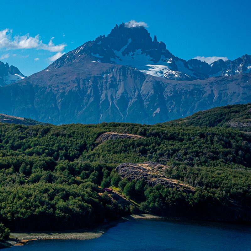 cerrocastillo1 The stunning blue glacier and tall waterfall at Quelat National Park in Aysen, Patagonia